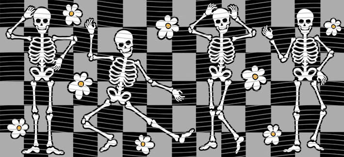 16oz Distressed Checkered-DC-126